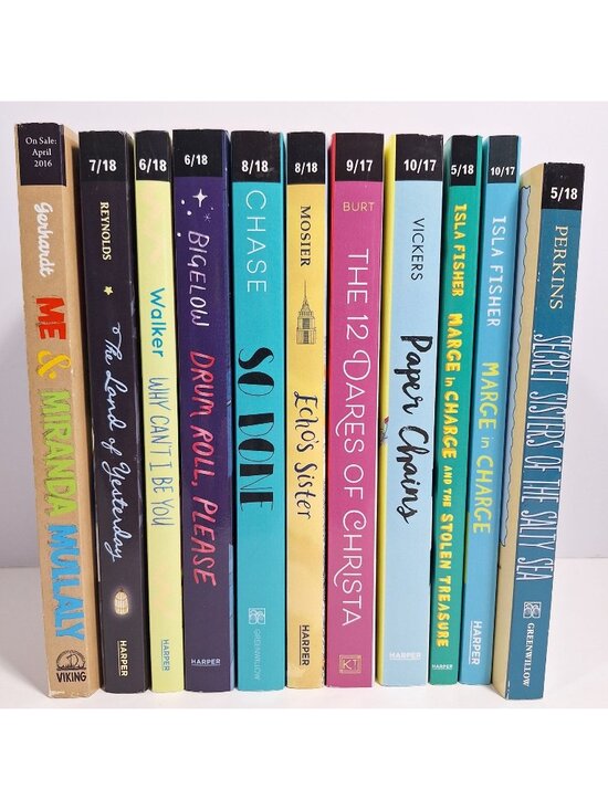 Harper Other - Middle Grade Paperback Books Lot Advance Readers Editions Mix Titles & Authors